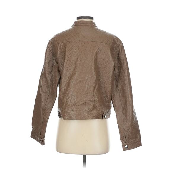 Redondo Frydman Leather Zip Front Jacket Size 2 New with tags - Picture 2 of 6